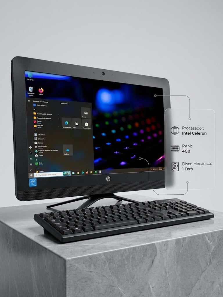 computador todo en uno marca Hp