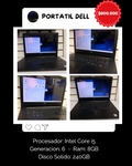 Portatil DELL Intel Core i5, Memoria 8 GB, Almacenamiento 240 GB.