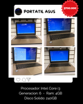 Portatil ASUS Intel Core i3, Memoria 4 Gigas, Almacenamiento 240 Gigas SSD Solido.