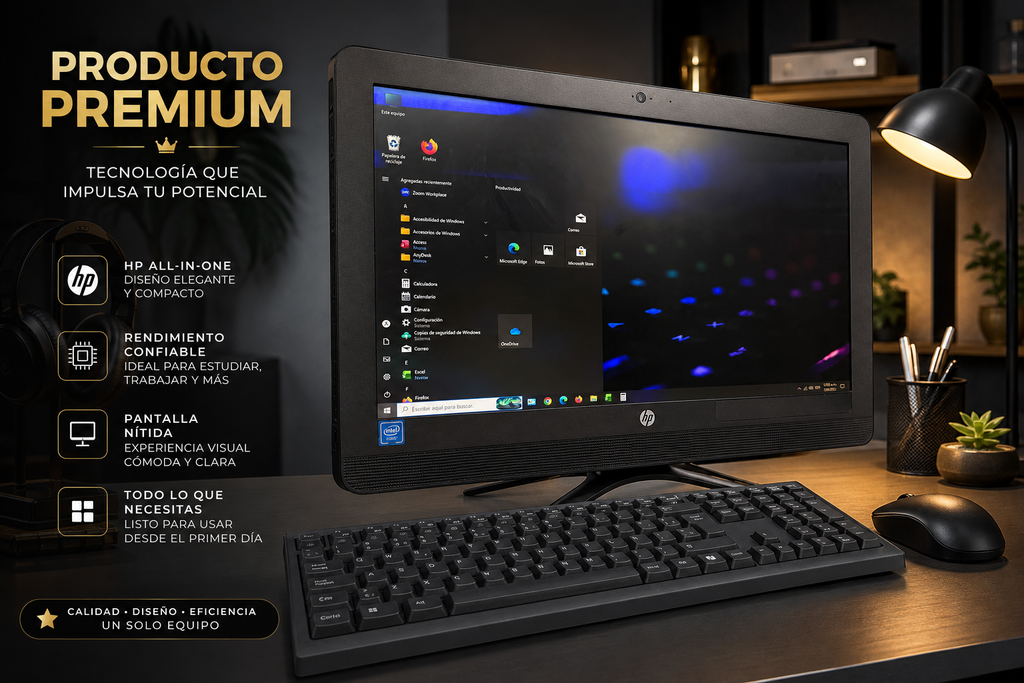 computador todo en uno marca Hp