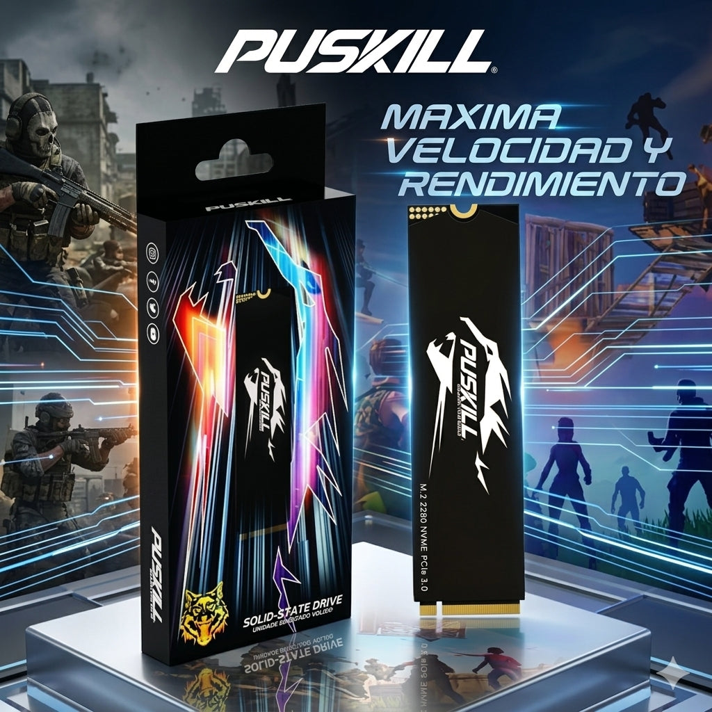Disco Duro M2 Nvme 128 Gigas Puskill.